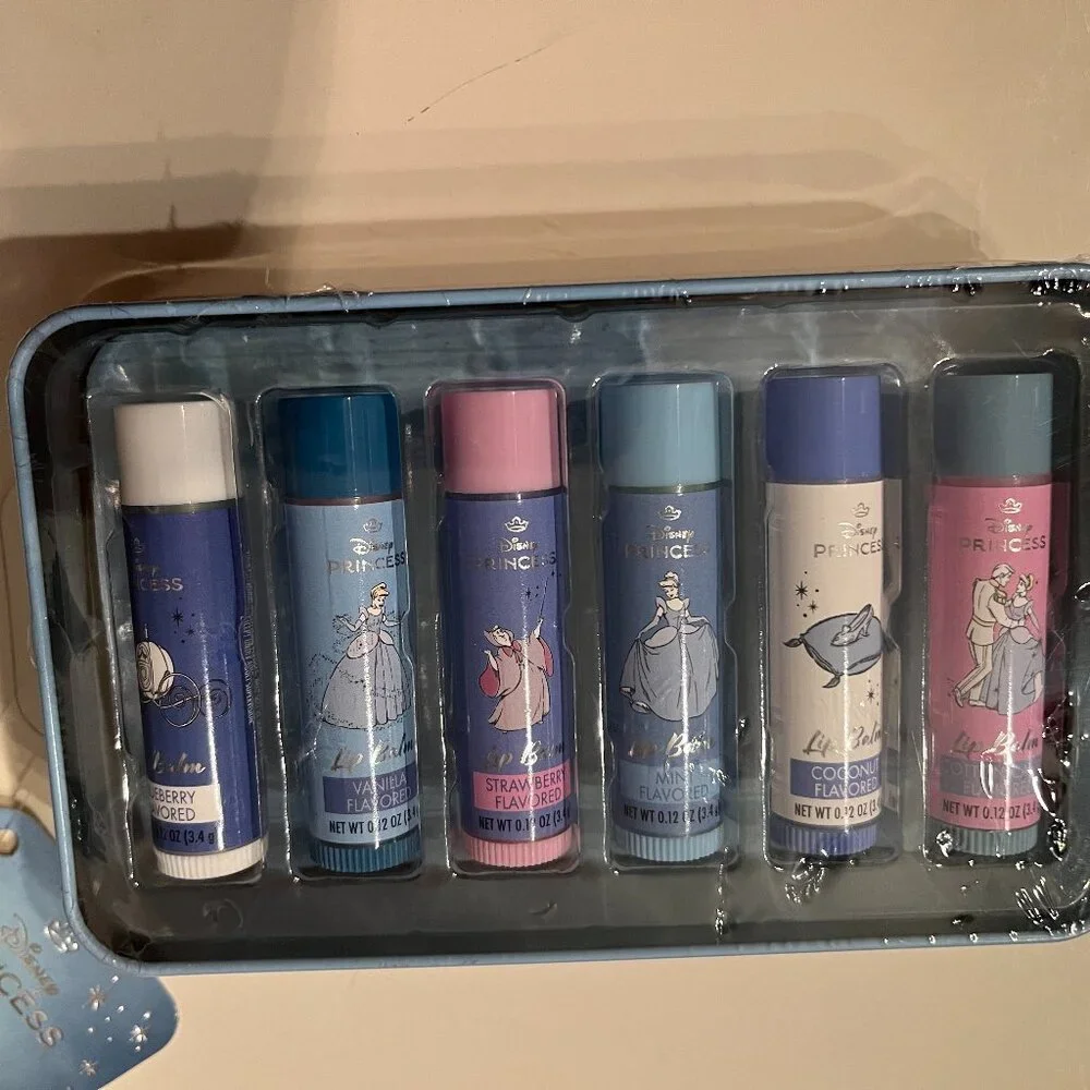 Lip Balm Set - Disney Princess‎ Cinderella Set in Tin (new/wa/x)